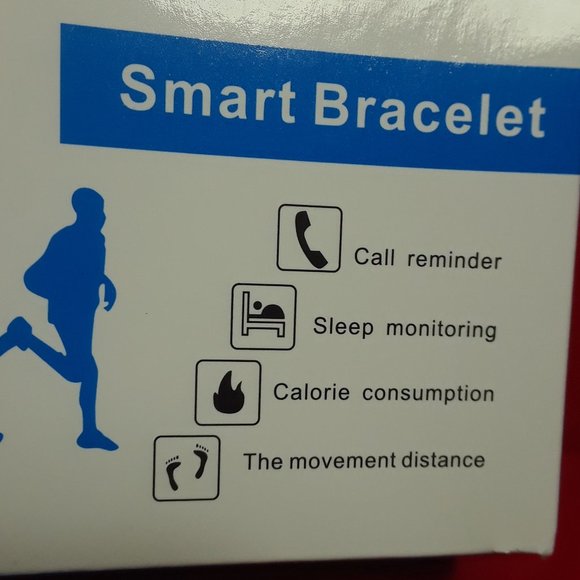 FITNESS TRACKER Smart Bracelet: Monitors Steps, Calories & More! - Bright Blue - Picture 5 of 15